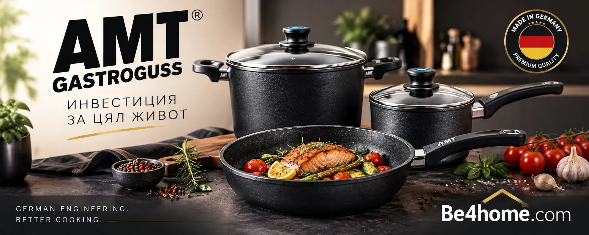 Точност, ефективност и инженерно съвършенство: Защо AMT Cookware е инвестиция за цял живот